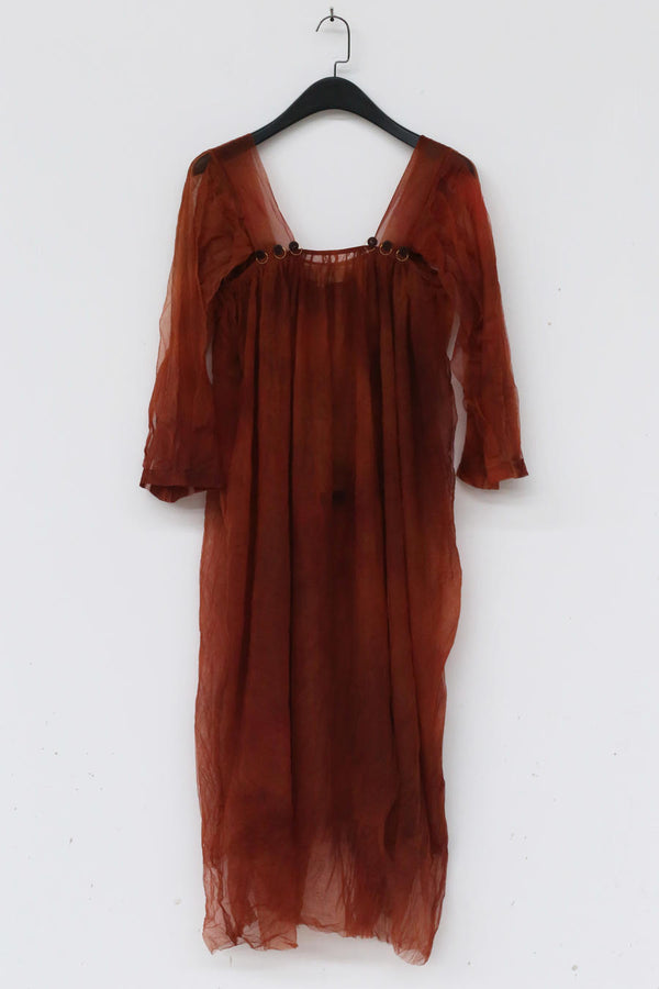 MUTEDANCE silk dress MD21SS37 red PM14